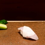 寿司つばさ - 喉黒と千枚漬け