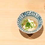 寿司つばさ - 鯛の白子の吸い流し