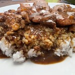 肉食堂 最後にカツ。 - 