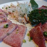 大門 - 塩焼カルビ+上塩焼タン+上塩ホルモン