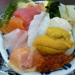 魚河岸処 仙 - 新鮮な具材がてんこもり♪