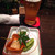 和彩キッチン直 - メニュー写真:ビールはエビスです。お付き出しと。