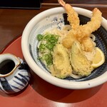 うどん工房かたつむり - 【海老アボガド天 ぶっかけ】