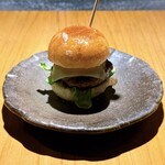 鉄板genten - トリュフソースのハンバーガー