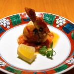 鉄板genten - 海老の鉄板焼き