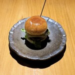鉄板genten - トリュフソースのハンバーガー