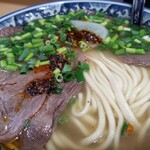 蘭州拉麺店 火焔山 - 二細。