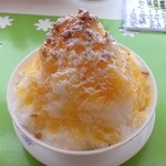 パティスリー パール ミムズ - マンゴーかき氷 S（シロップのみ）350円