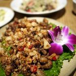 塗姆埔里小吃 - 土蜂のサナギの揚げもの　NT$480（約1440円）