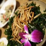 塗姆埔里小吃 - 台湾山椒とタケムシの揚げもの　NT$420