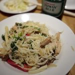 塗姆埔里小吃 - 料理写真:ビンロウの花とカニ肉の特製ダシ痛め　NT$280（約840円）