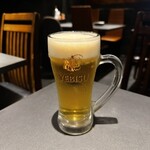 博多串焼きよかろうもん - エビスビール　中生　605円