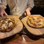 東山 吉寿 - ホタルイカのピッツァ