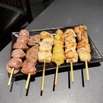 博多串焼きよかろうもん - 博多串焼き6種盛り　1100円