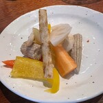 麻布十番 薬膳カレー 新海 - ピクルス