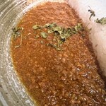 麻布十番 薬膳カレー 新海 - 豚挽肉と唐辛子の薬膳カレー