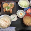 ひさや - 250408火　福岡　ひさや　ミックスフライ定食3個入り1,280円＋かにクリームコロッケ+120円＋かに飯150円