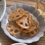 ごはんcafe あむっと - レンコンの炒め物