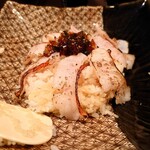 月  - その場で作るキンメの寿司