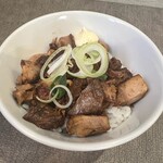 手打ち 蓮 - チャーシュー飯はミニサイズながらボリューム感ある