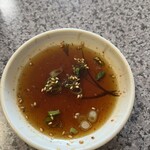 ありい亭 - この薄口醤油ベースのタレが美味いんよ