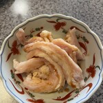 ありい亭 - 上ミノ　この綺麗な色が鮮度を物語っている