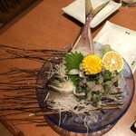 一心太助 - 活アジのお刺身！めちゃくちゃ新鮮！