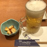 一心太助 - ギンギンに冷えた生中とお通し