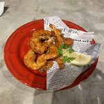 吉祥寺 井の頭テラス HONOO - 殻付きガーリックシュリンプ。美味し。