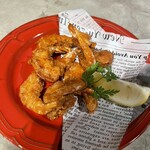 吉祥寺 井の頭テラス HONOO - 殻付きガーリックシュリンプ。美味し。