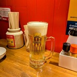 なかよし餃子エリザベス - 生ビール