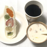 自由が丘さんど - サンドウィッチ&スープ&ドリンクセット