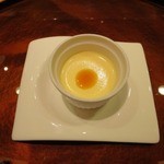 鮨 土方 - デザートの自家製プリン