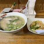 長浜ラーメンめんめん - 焼飯セット　９８０円也