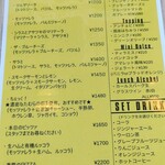 PIZZA CHECK - メニュー