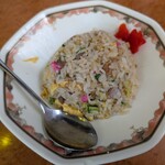 長浜ナンバーワン - 長浜ラーメン＆半チャン 990円