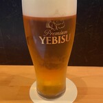 季節料理 よし野 - 生ビール