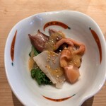 すしやのたい悟 - 春のぬた和えさんでーす。③