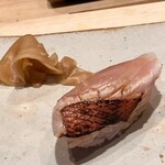 すしやのたい悟 - 金目鯛炙りさんでーす。