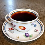 山羊コーヒー - 「グアテマラ　ラ・グロリア」コーヒー　（リチャードジノリ　イタリアンフルーツ　コーヒーカップ＆ソーサー）①