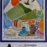 山羊コーヒー - 「ニカラグア　ラス・デリシアス農園」パッケージ（イラストレーター:イエムラレイカ氏）