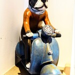 山羊コーヒー - 店内の飾り物（オーナメント　フレンチブルドッグ・バイク）