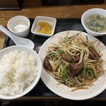中華料理 北京亭 - レバニラセット