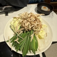 博多もつ鍋 やま中 博多店 - 野菜盛り合わせ