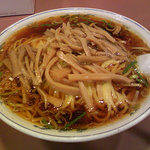 秀苑 - 乾旬麺(メンマーソバ)大盛り