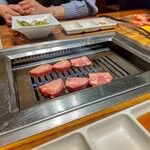 焼肉USON - 厚切りタン、タン塩、タンコリ