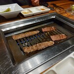 焼肉USON - 特選ネギカルビ、ハラミ