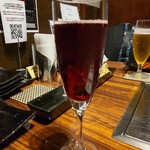 焼肉USON - 樽生スパークリングワイン (赤)