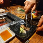 焼肉USON - 特選ネギカルビ