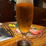 焼肉USON - アサヒスーパードライ生ビール♪